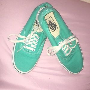 Teal Vans